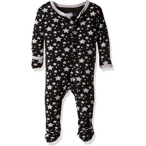 KicKee Pants Star Print Footie Pajamas 12–18 Months Bamboo Blend